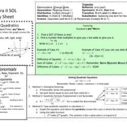 Algebra 1 sol practice test