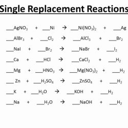 Worksheet #5 double replacement reactions