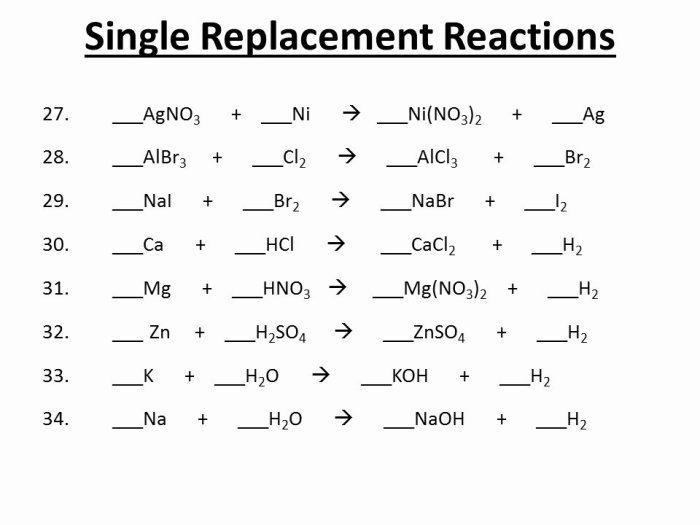 Worksheet #5 double replacement reactions