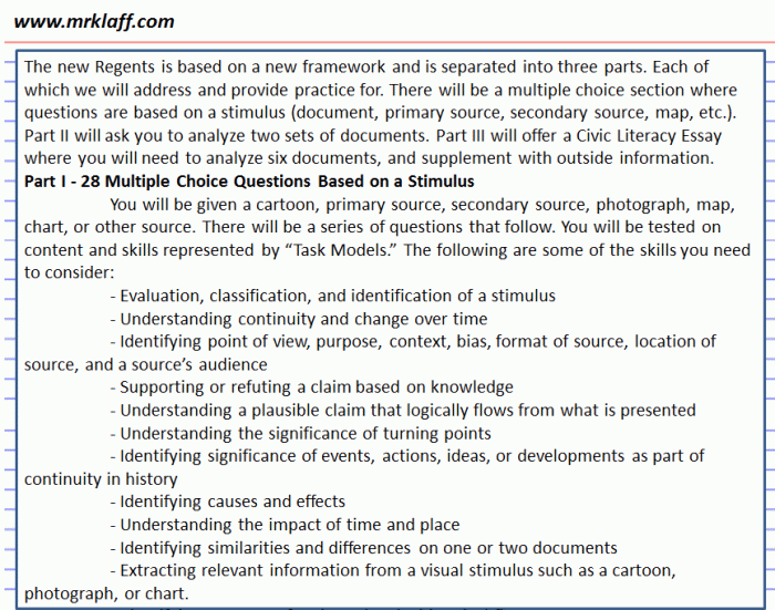 Civic literacy essay us history regents