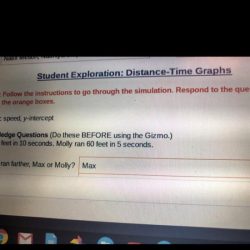 Student exploration: distance-time and velocity-time graphs